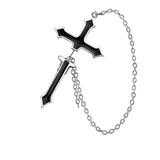 Alchemy Metal-Wear Impalare Cross Earring - Alchemy Gothic - Flyclothing LLC