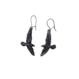 Alchemy Black Raven Earrings - Alchemy Gothic - Flyclothing LLC
