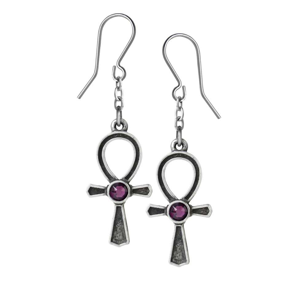 Alchemy Gothic Ankh Of Osiris Earrings - Alchemy Gothic - Flyclothing LLC