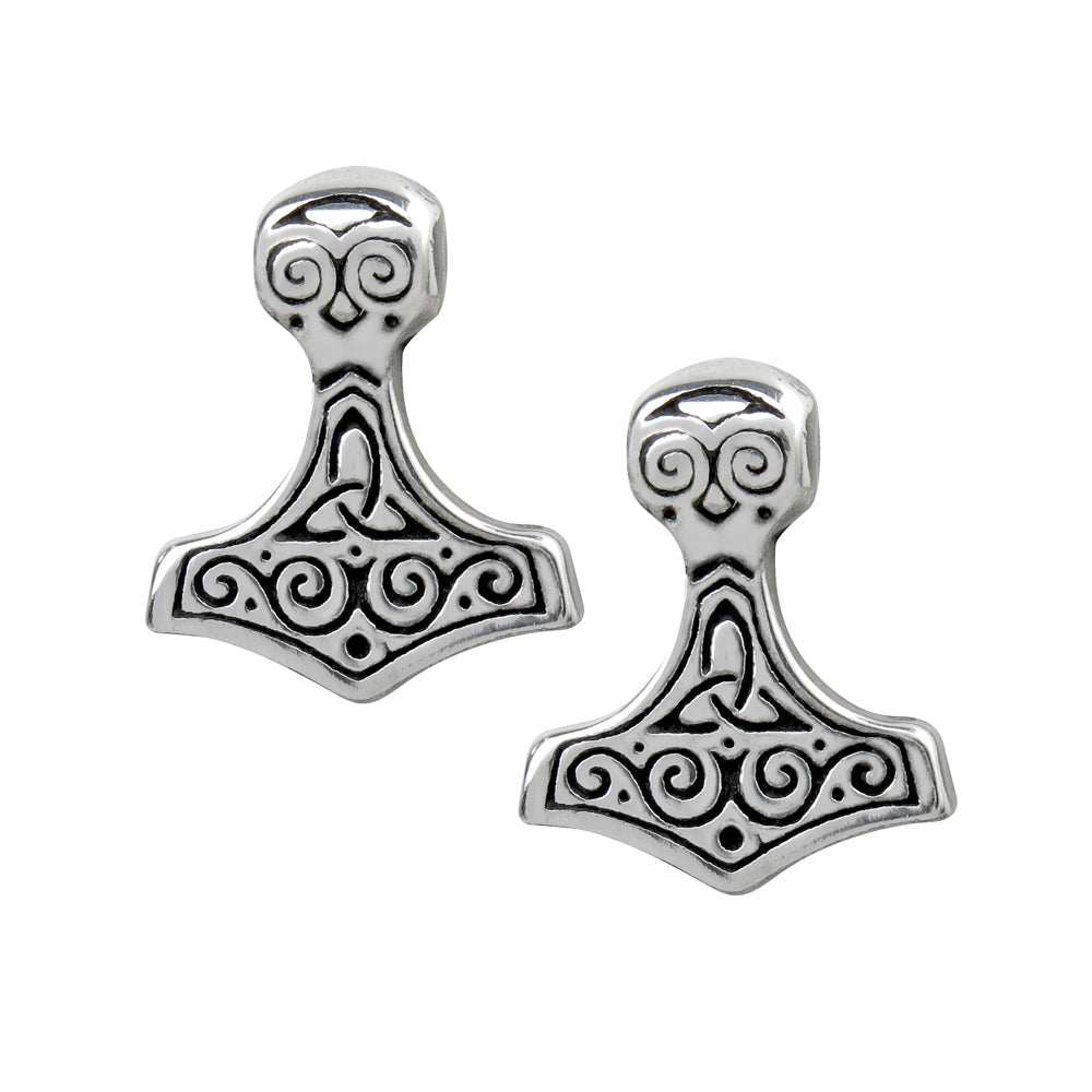 Alchemy Metal-Wear Thor Hammer Earstuds - Alchemy Gothic - Flyclothing LLC