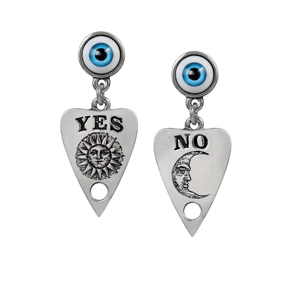 Alchemy Gothic Ouija Planchette Earrings - Alchemy Gothic - Flyclothing LLC