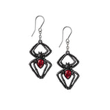 Alchemy Gothic Black Widow Earrings - Alchemy Gothic - Flyclothing LLC