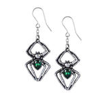 Alchemy Emerald Venom Earrings - Alchemy Gothic - Flyclothing LLC
