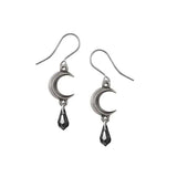 Alchemy Gothic Tears of the Moon Earrings - Black - Alchemy Gothic - Flyclothing LLC