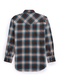 Men's Ely Cattleman Long Sleeve Brawny Flannel Western Snap Shirt - Ely Cattleman - Flyclothing LLC