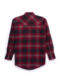 Men's Ely Cattleman Long Sleeve Brawny Flannel Western Snap Shirt - Ely Cattleman - Flyclothing LLC