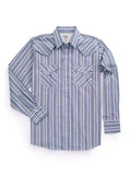 Men's Ely Cattleman Pro Long Sleeve Stripe Vented Western Shirt - Ely Cattleman - Flyclothing LLC