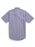 Men's Ely Cattleman Short Sleeve Stripe Western Snap Shirt - Ely Cattleman - Flyclothing LLC