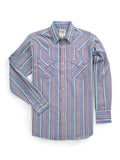 Men's Ely Cattleman Long Sleeve Stripe Western Snap Shirt - Ely Cattleman - Flyclothing LLC