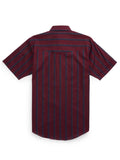 Men's Ely Cattleman Short Sleeve Stripe Western Snap Shirt - Ely Cattleman - Flyclothing LLC