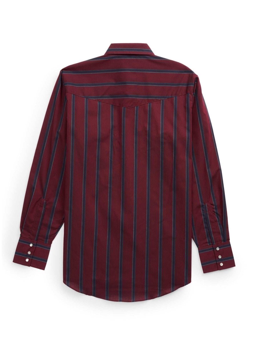 Men's Ely Cattleman Long Sleeve Stripe Western Snap Shirt - Ely Cattleman - Flyclothing LLC