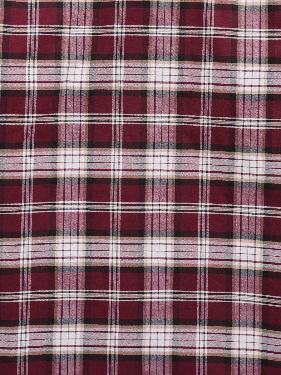 Men's Ely Cattleman Long Sleeve Western Wrinkle Resistant Plaid Shirt - Ely Cattleman - Flyclothing LLC