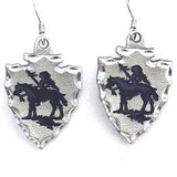 Dangle Earrings - Indian Chief - Siskiyou Originals - Flyclothing LLC