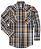 Men's Ely Cattleman Long Sleeve Plaid Western Snap Shirt - Ely Cattleman - Flyclothing LLC