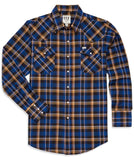 Men's Ely Cattleman Long Sleeve Plaid Western Snap Shirt - Ely Cattleman - Flyclothing LLC