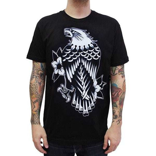 Black Market Art Company Eagle Rain Men's T-Shirt - Black Market Art Company - Flyclothing LLC