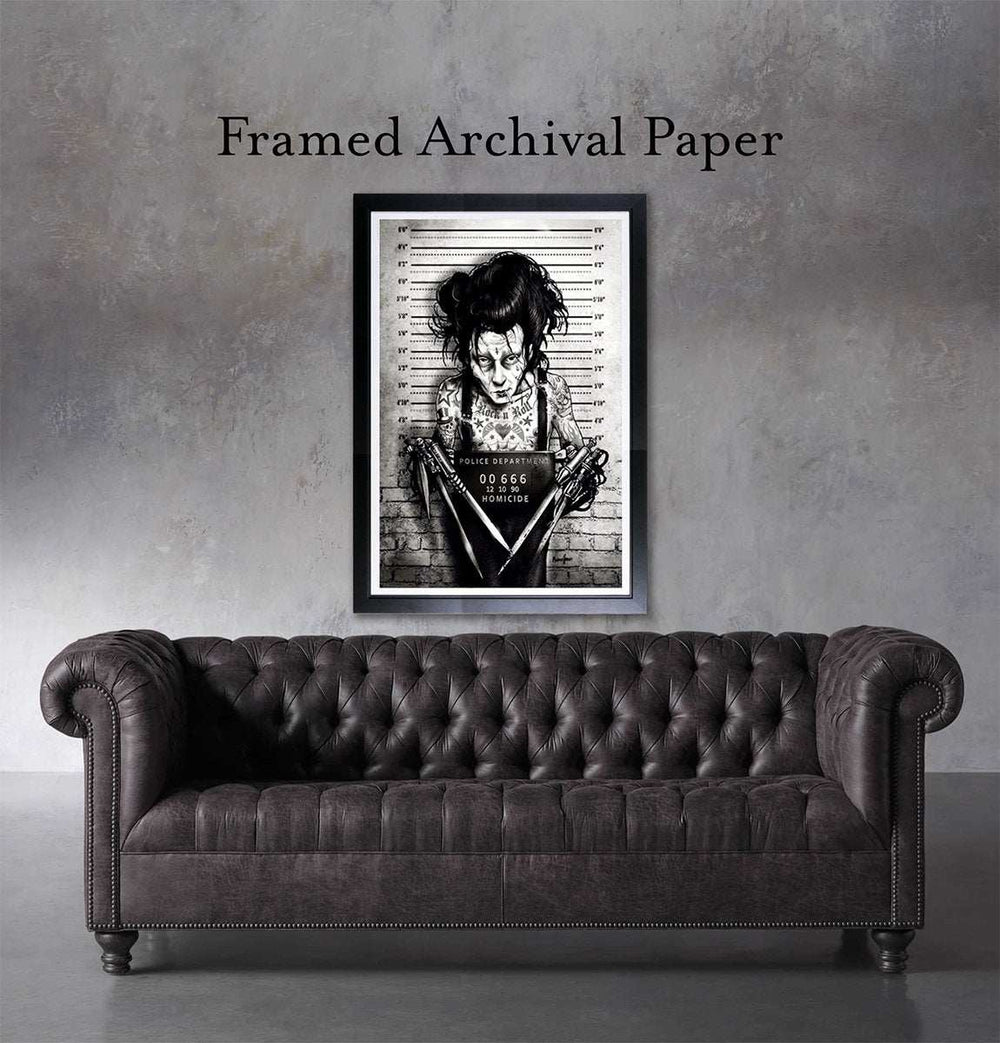 Black Market Art Company Eddie Mugshot Print - Black Market Art Company - Flyclothing LLC