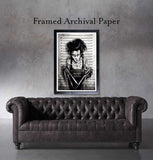 Black Market Art Company Eddie Mugshot Print - Black Market Art Company - Flyclothing LLC