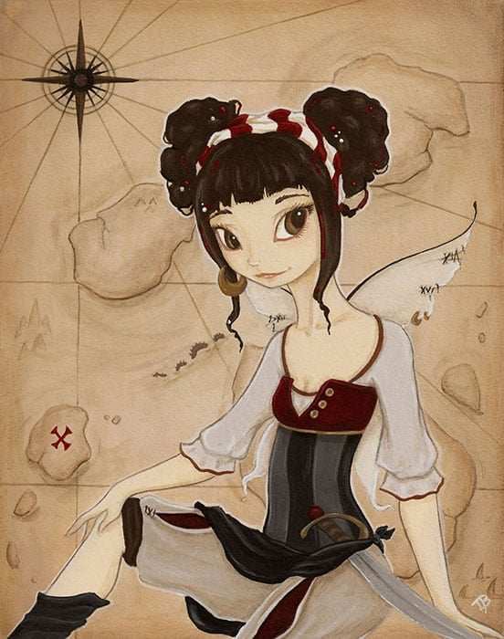 Black Market Art Company Elizabeth Print - Black Market Art Company - Flyclothing LLC