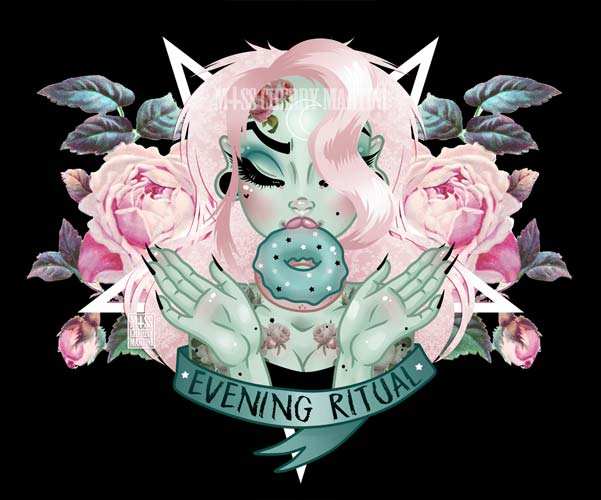 Black Market Art Company Evening Ritual Print - Black Market Art Company - Flyclothing LLC