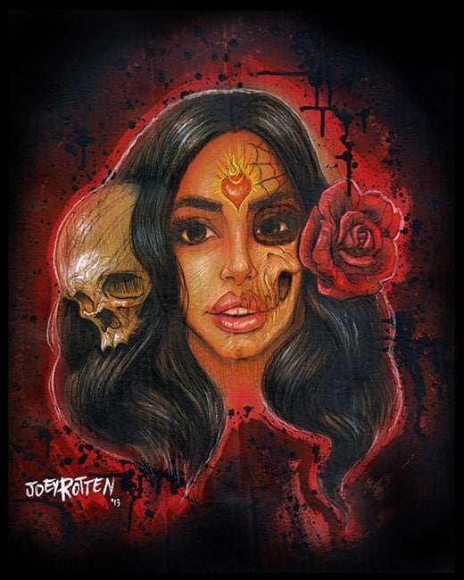 Black Market Art Company Ezmerald Muertita Print - Black Market Art Company - Flyclothing LLC