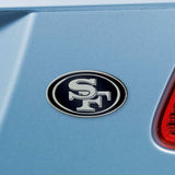 San Francisco 49ers 3D Chrome Metal Emblem - San Francisco 49ers - Flyclothing LLC