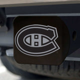 Montreal Canadiens Black Metal Hitch Cover with Metal Chrome 3D Emblem - Montreal Canadiens - Flyclothing LLC