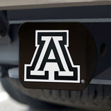 Arizona Wildcats Black Metal Hitch Cover with Metal Chrome 3D Emblem - Arizona - Flyclothing LLC