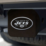 New York Jets Black Metal Hitch Cover with Metal Chrome 3D Emblem - New York Jets - Flyclothing LLC