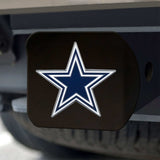 Dallas Cowboys Black Metal Hitch Cover - 3D Color Emblem - Dallas Cowboys - Flyclothing LLC