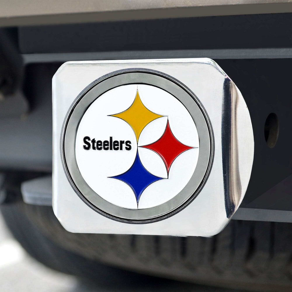 Pittsburgh Steelers Hitch Cover - 3D Color Emblem - Pittsburgh Steelers - Flyclothing LLC