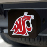 Washington State Cougars Black Metal Hitch Cover - 3D Color Emblem - Washington State - Flyclothing LLC
