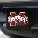 Mississippi State Bulldogs Black Metal Hitch Cover - 3D Color Emblem - Mississippi State - Flyclothing LLC