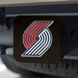 Portland Trail Blazers Black Metal Hitch Cover - 3D Color Emblem - Portland Trail Blazers - Flyclothing LLC