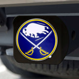 Buffalo Sabres Black Metal Hitch Cover - 3D Color Emblem - Buffalo Sabres - Flyclothing LLC
