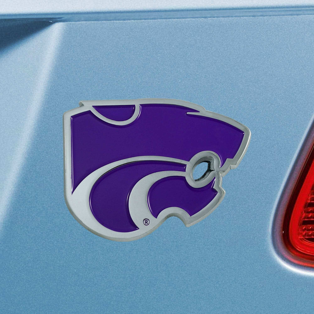 Kansas State Wildcats 3D Color Metal Emblem - Kansas State - Flyclothing LLC
