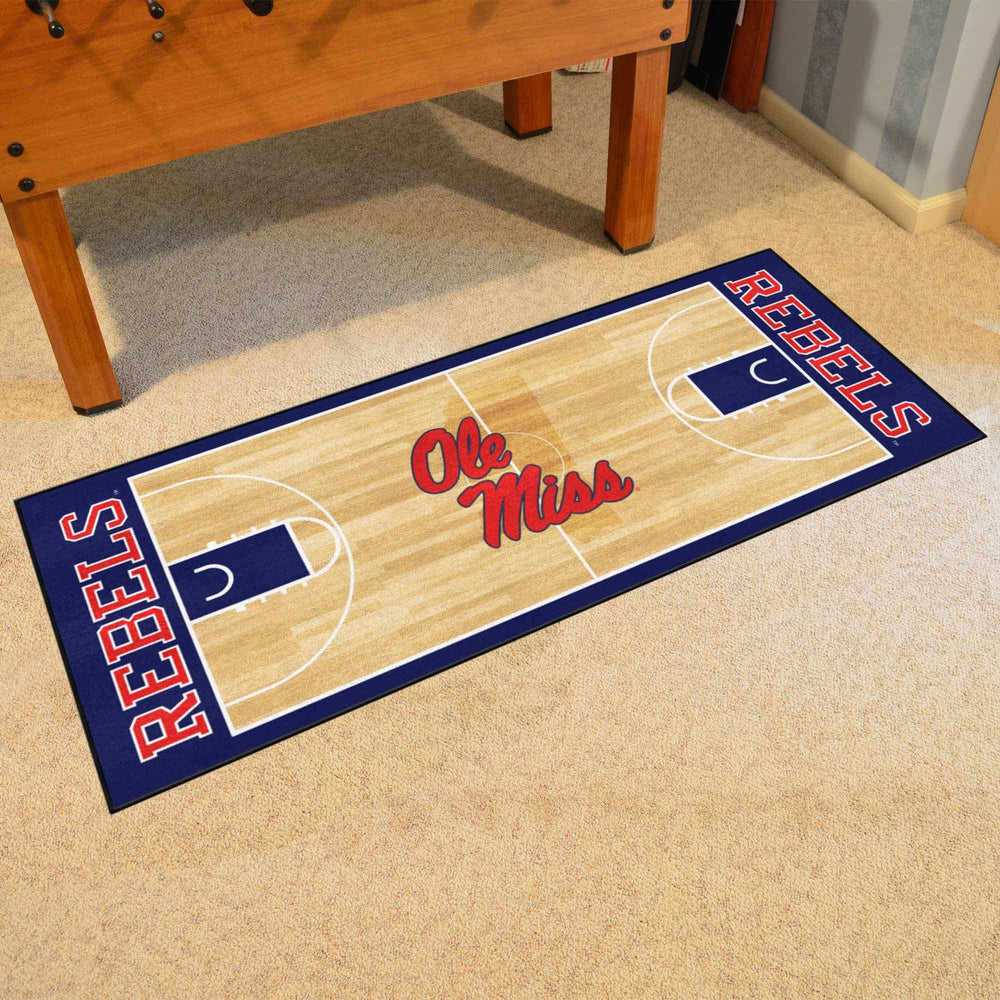 Ole Miss Rebels Court Runner Rug - 30in. x 72in. - Ole Miss - Flyclothing LLC