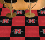 Nicholls State Colonels Team Carpet Tiles - 45 Sq Ft. - Nicholls State - Flyclothing LLC