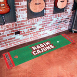 Louisiana-Lafayette Ragin' Cajuns Putting Green Mat - 1.5ft. x 6ft. - Louisiana-Lafayette - Flyclothing LLC