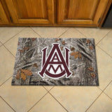Alabama A&M Bulldogs Rubber Scraper Door Mat Camo - Alabama A&M - Flyclothing LLC