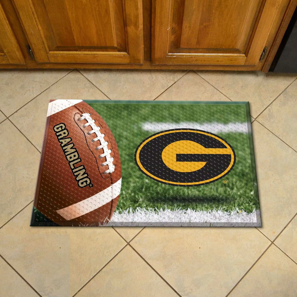 Grambling State Tigers Rubber Scraper Door Mat - Grambling State - Flyclothing LLC