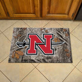Nicholls State Colonels Rubber Scraper Door Mat Camo - Nicholls State - Flyclothing LLC