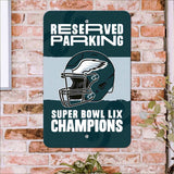 Philadelphia Eagles Super Bowl LIX Champions Parking Sign - Philadelphia Eagles - Flyclothing LLC