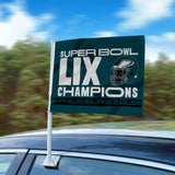 Philadelphia Eagles Super Bowl LIX Champions Car Flag - Philadelphia Eagles - Flyclothing LLC