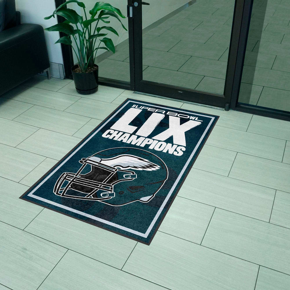 Philadelphia Eagles Super Bowl LIX Champions 3X5 Logo Mat Portrait - Philadelphia Eagles - Flyclothing LLC