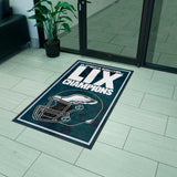 Philadelphia Eagles Super Bowl LIX Champions 3X5 Logo Mat Portrait - Philadelphia Eagles - Flyclothing LLC