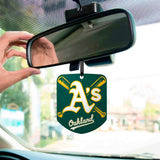 Oakland Athletics 2 Pack Air Freshener - Oakland Athletics - Flyclothing LLC