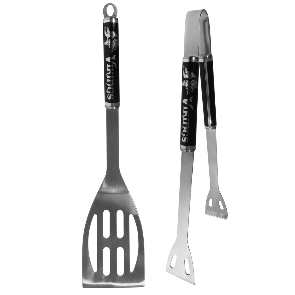 Minnesota Vikings 2 pc Black BBQ Set - Minnesota Vikings - Flyclothing LLC
