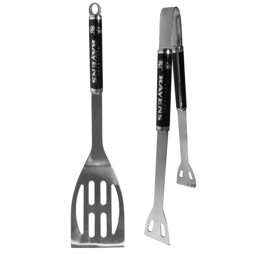 Baltimore Ravens 2 pc Black BBQ Set - Baltimore Ravens - Flyclothing LLC