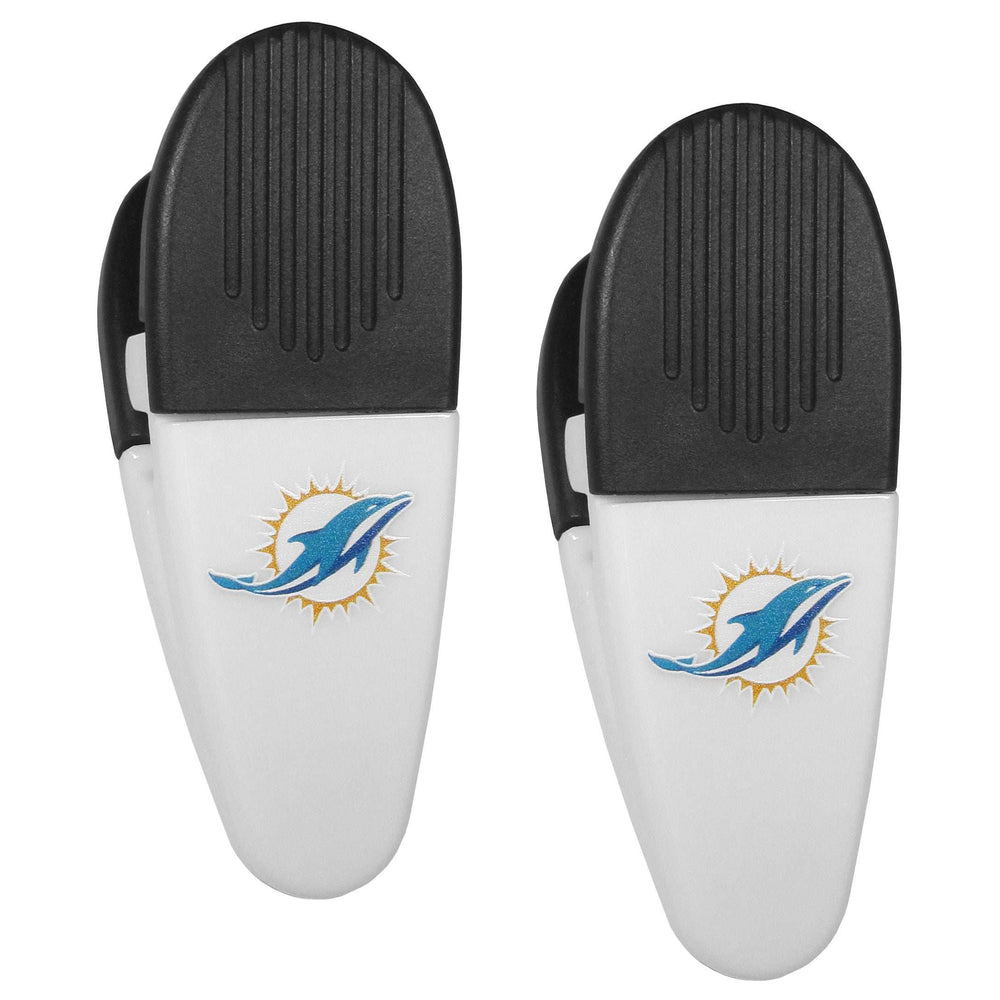 Miami Dolphins Mini Chip Clip Magnets 2 pk - Miami Dolphins - Flyclothing LLC